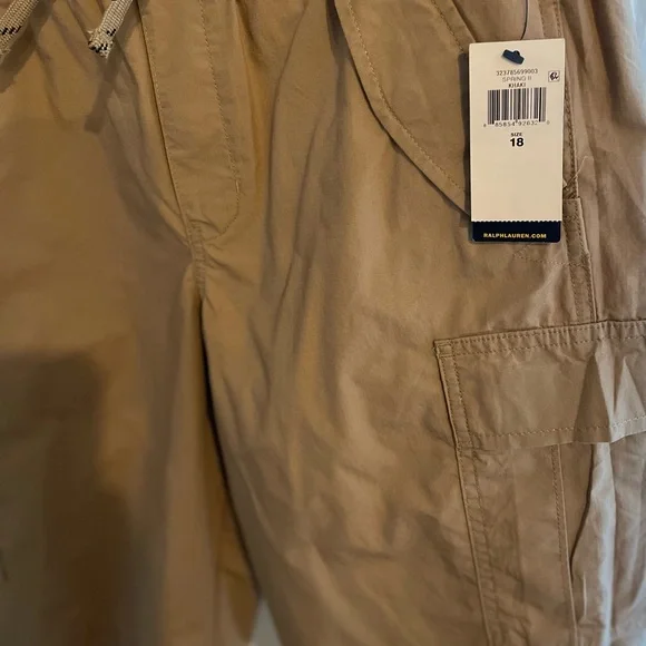 Polo RL Big Boys Tan Shorts - Picture 8 of 15